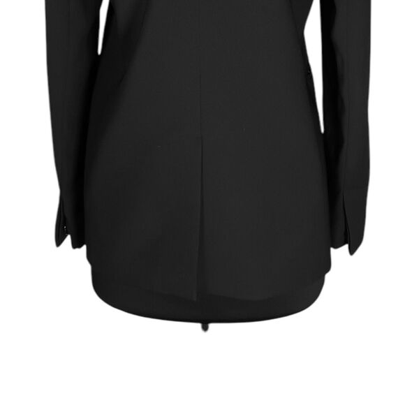 Madewell Women's Blazer Black Double Breasted Snap Button Office Suit Jacket 8 - Picture 9 of 10